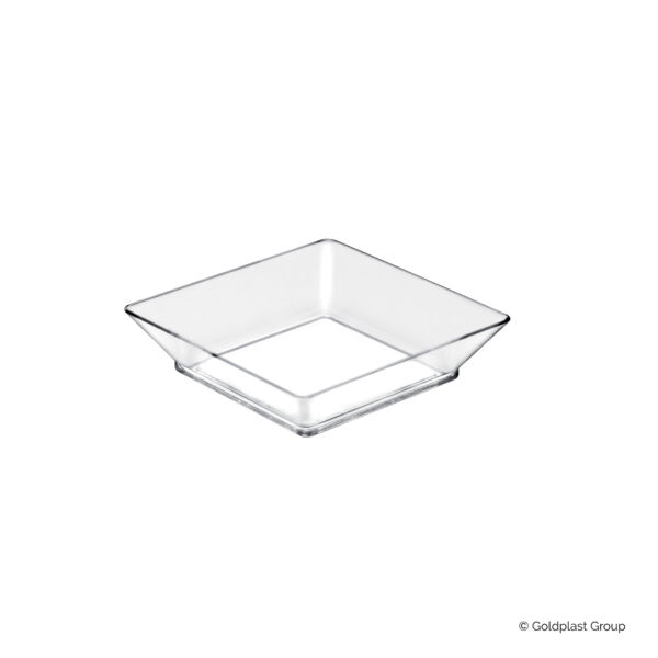 VASSOIO SMALL PLATE IN ,PLASTICA TRASPARENTE 65MMX65MM