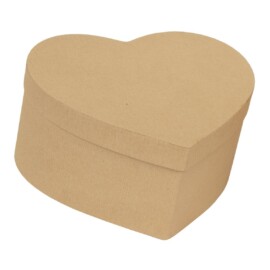 SCATOLA CUORE CM 9,5X7,5XH 6,5 NATURALE AL PZ SCATOLA CUORE CM 9,5X7,5XH 6,5 NATURALE AL PZ