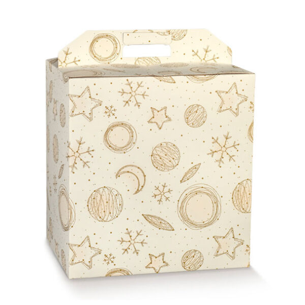 SCATOLA PANETTONE/BOTTIGLIA MM 280X200XH350 WHITE UNIVERSE