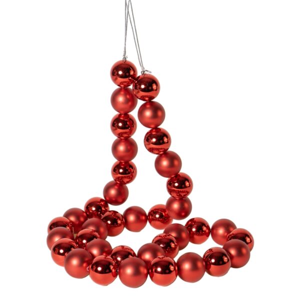 RESTA PALLE ROSSE D.5X180CM PLASTICA