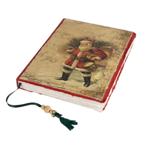 AGENDA BABBO NATALE BASE ROSSA 25X17X3CM CARTA