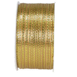 ROTOLO DOUBLE FACE SATIN 3 MM/50M gold