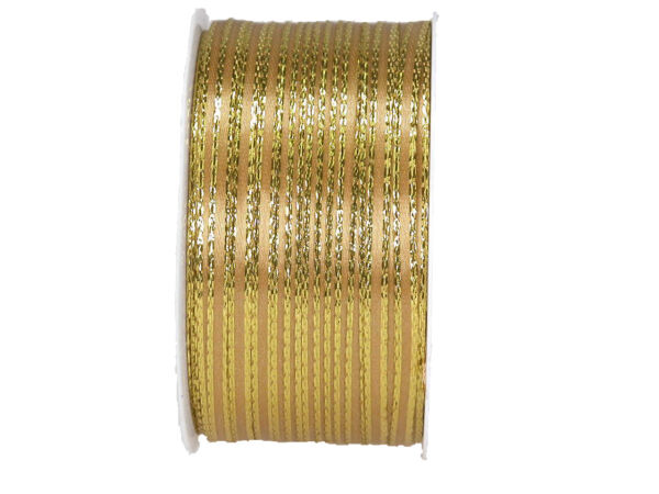 ROTOLO DOUBLE FACE SATIN 3 MM/50M gold