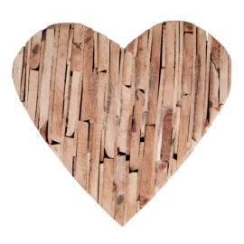 CUORE LEGNO CM 29X29X5