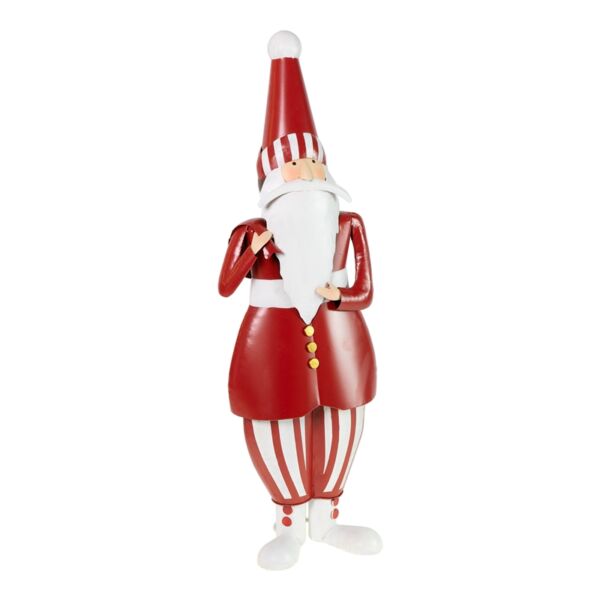 BABBO NATALE ROSSO/ORO H 200CM METALLO 65X41X200CM