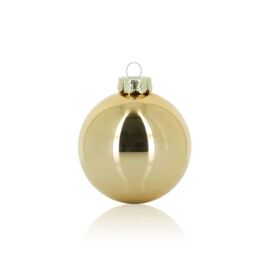 PALLINE PER ALBERO IN VETRO BOX 16  MM 80 ORO