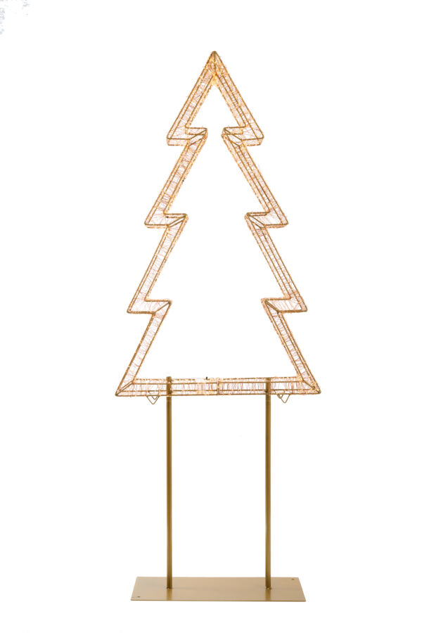 ALBERO STILIZZATO DI NATALE SU BASE CM 160 CON 4800 MICROLED