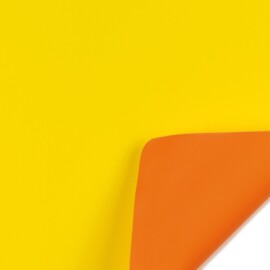 BOBINA DOUBLE FONDO PIENO 40MY H100X40MT (111) GIALLO/ARANCIO