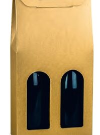 SCATOLA 2 BOTTIGLIE MM 180X90XH385 FIBRA ORO SCATOLA 2 BOTTIGLIE MM 180X90XH385 FIBRA ORO