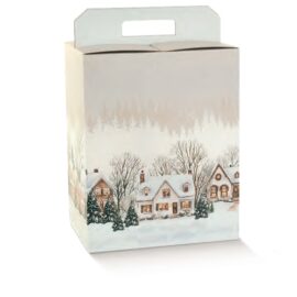 SCATOLA PAN+BOT.305X225X350 CHRISTMAS VILLAGE SCATOLA PAN+BOT.305X225X350 CHRISTMAS VILLAGE
