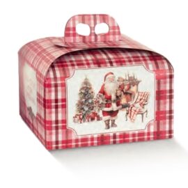 SCATOLA PANETT.245X245X130 SANTA'S HOME SCATOLA PANETT.245X245X130 SANTA'S HOME