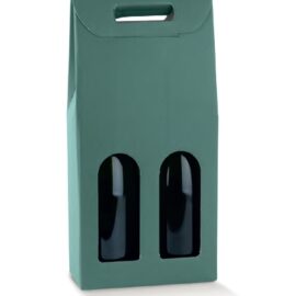 SCATOLA 2 BOTTIGLIA CM180X90X385 FIBRA VERDE SCATOLA 2 BOTTIGLIA CM180X90X385 FIBRA VERDE