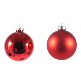 PALLE VETRO BOX 12 D. MM 100 red ROSSO LUCIDO/OPACO PALLE VETRO BOX 12 D. MM 100 red ROSSO LUCIDO/OPACO