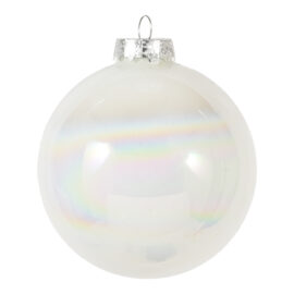 BOX 16 SFERE VETRO D. MM80 prl BIANCO BOX 16 SFERE VETRO D. MM80 prl BIANCO