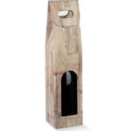 SCATOLA 1 BOTTIGLIA MM 90X90X385  WOOD