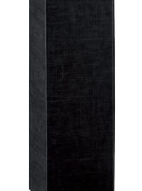 SCATOLA 1 BOTTIGLIA CRU MM 110X110X290 SETA  NERO