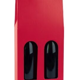 SCATOLA 2 BOTTIGLIA CM180X90X385 FIBRA ROSSA SCATOLA 2 BOTTIGLIA CM180X90X385 FIBRA ROSSA