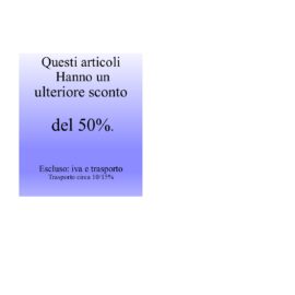 PREZZI SCONTATI