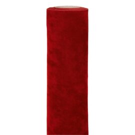 NASTRO IN VELLUTO mm 300X3 mt ROSSO