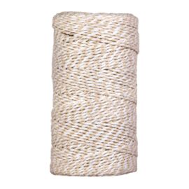 ROTOLO CORDINO BICOLOR MM2X100MT CREAM ROTOLO CORDINO BICOLOR MM2X100MT CREAM
