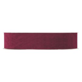 NASTRO VELLUTO MM 40X30 MT bordeaux