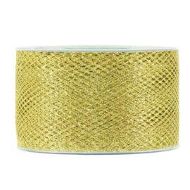 ROTOLO NASTRO XMAS NET MM40X30MT ORO
