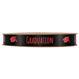 ROTOLO GRADUATION HATS MM15X25MT BLACK ROTOLO GRADUATION HATS MM15X25MT BLACK