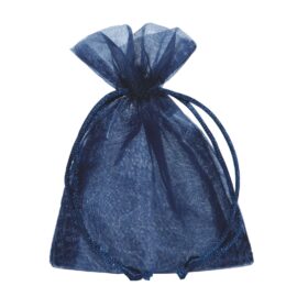 SACCHETTI ORGANZA PZ 10 AL PZ CM 9X12 BLU SACCHETTI ORGANZA PZ 10 AL PZ CM 9X12 BLU