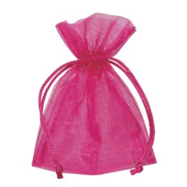SACCHETTI ORGANZA PZ 10 AL PZ CM 9X12 FUXIA SACCHETTI ORGANZA PZ 10 AL PZ CM 9X12 FUXIA