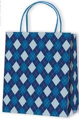 BORSA CRAFT BLU ROMBI CM.26+13X33 AL PZ BORSA CRAFT BLU ROMBI CM.26+13X33 AL PZ