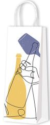 BORSA BOTTIGLIA CRAFT BIANCO CM. 12+8X36 AL PZ BORSA BOTTIGLIA CRAFT BIANCO CM. 12+8X36 AL PZ