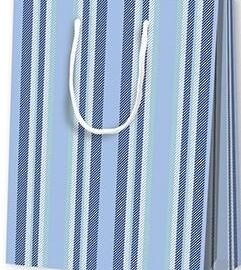 BORSA RIGHE AZZURRA CM.18+10X23 AL PZ BORSA RIGHE AZZURRA CM.18+10X23 AL PZ