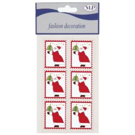 DECORAZIONE NATALIZIE SANTA TREE STAMP CM 4,5 X 3,5 (6PZ) DECORAZIONE NATALIZIE SANTA TREE STAMP CM 4,5 X 3,5 (6PZ)